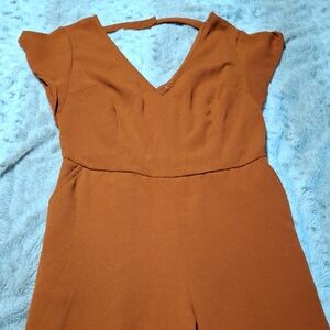 Rust Orange Jumpsuit